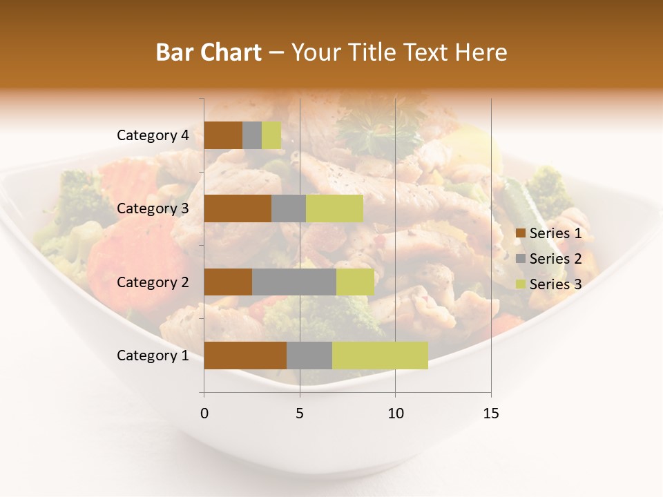 Pork Broccoli Meat PowerPoint Template