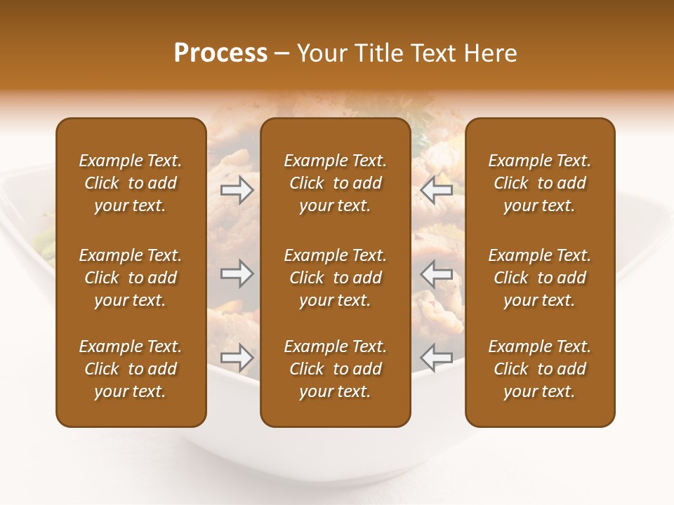 Pork Broccoli Meat PowerPoint Template