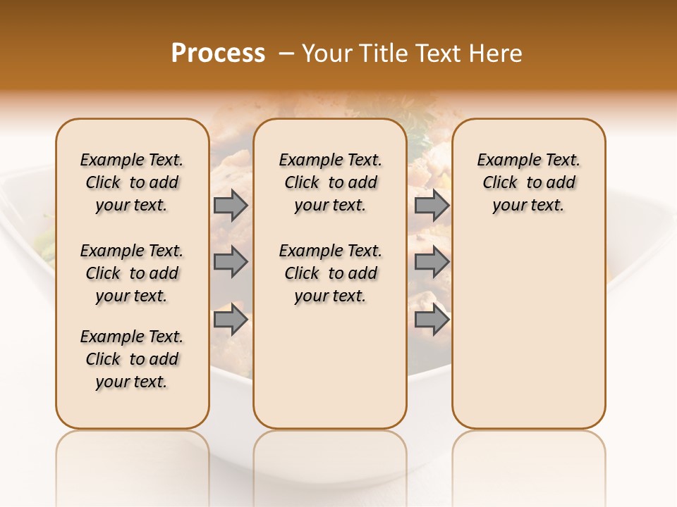 Pork Broccoli Meat PowerPoint Template