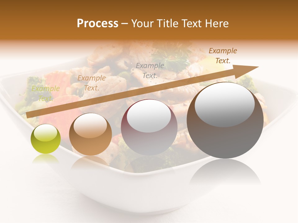 Pork Broccoli Meat PowerPoint Template