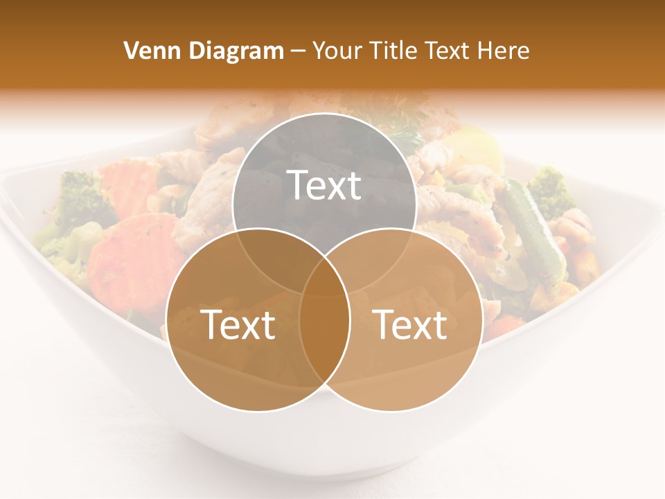 Pork Broccoli Meat PowerPoint Template