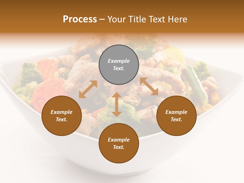 Pork Broccoli Meat PowerPoint Template