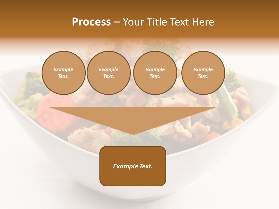 Pork Broccoli Meat PowerPoint Template