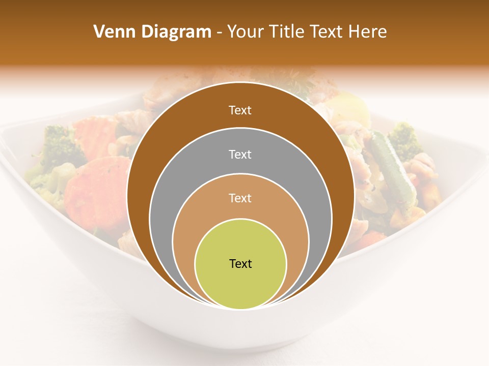 Pork Broccoli Meat PowerPoint Template
