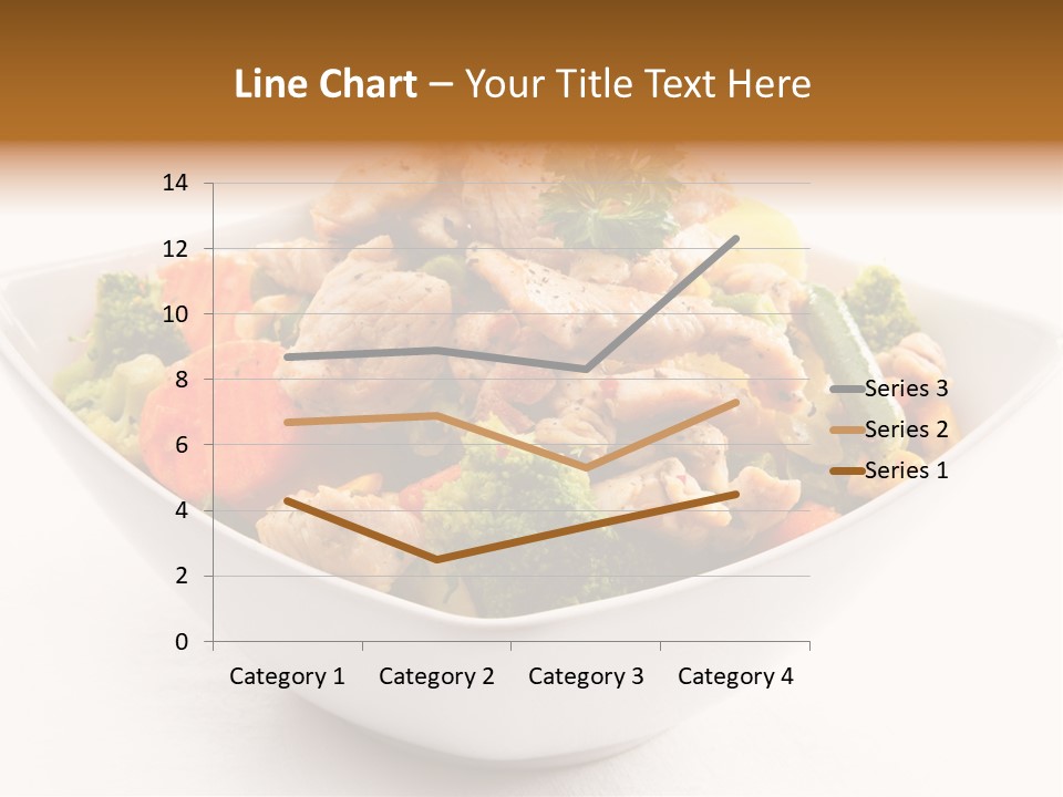 Pork Broccoli Meat PowerPoint Template