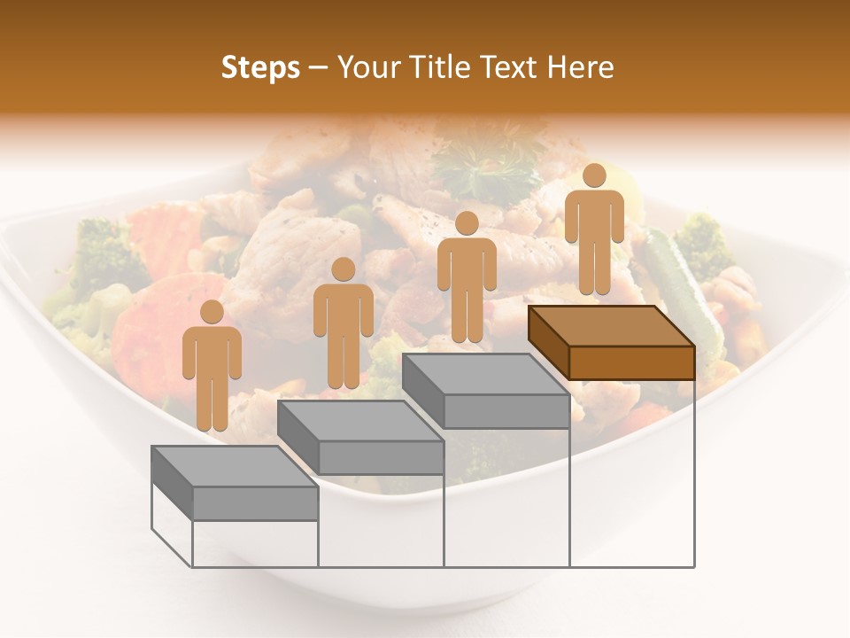 Pork Broccoli Meat PowerPoint Template