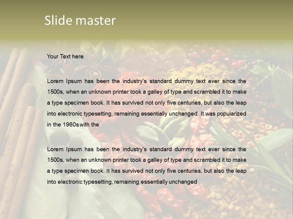 Colour Kitchen Diversity PowerPoint Template