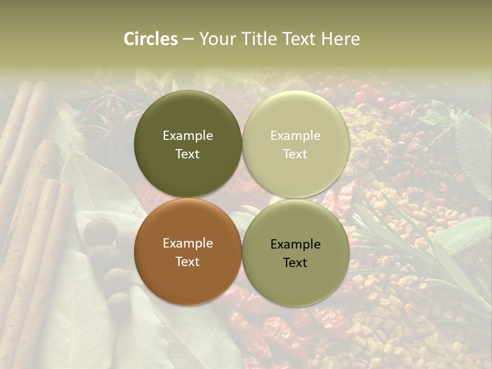 Colour Kitchen Diversity PowerPoint Template