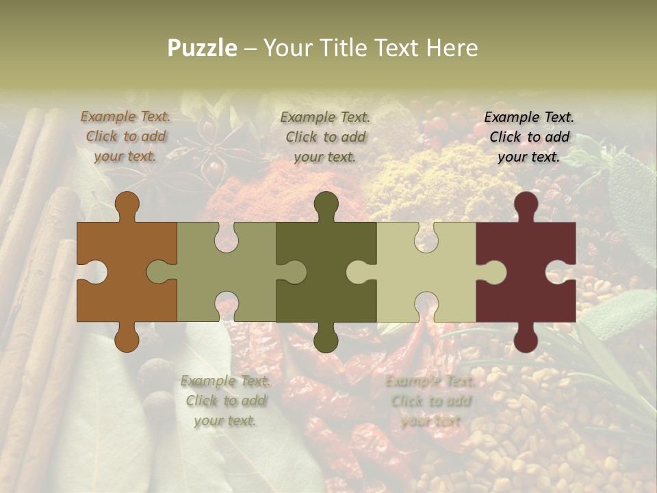 Colour Kitchen Diversity PowerPoint Template