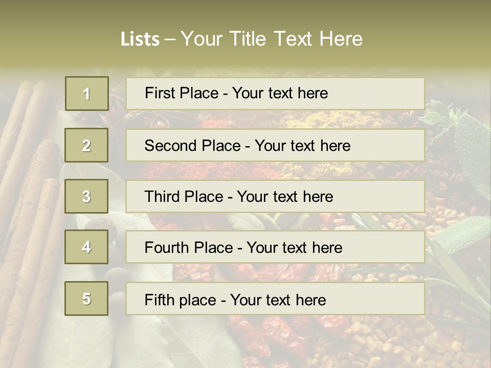 Colour Kitchen Diversity PowerPoint Template