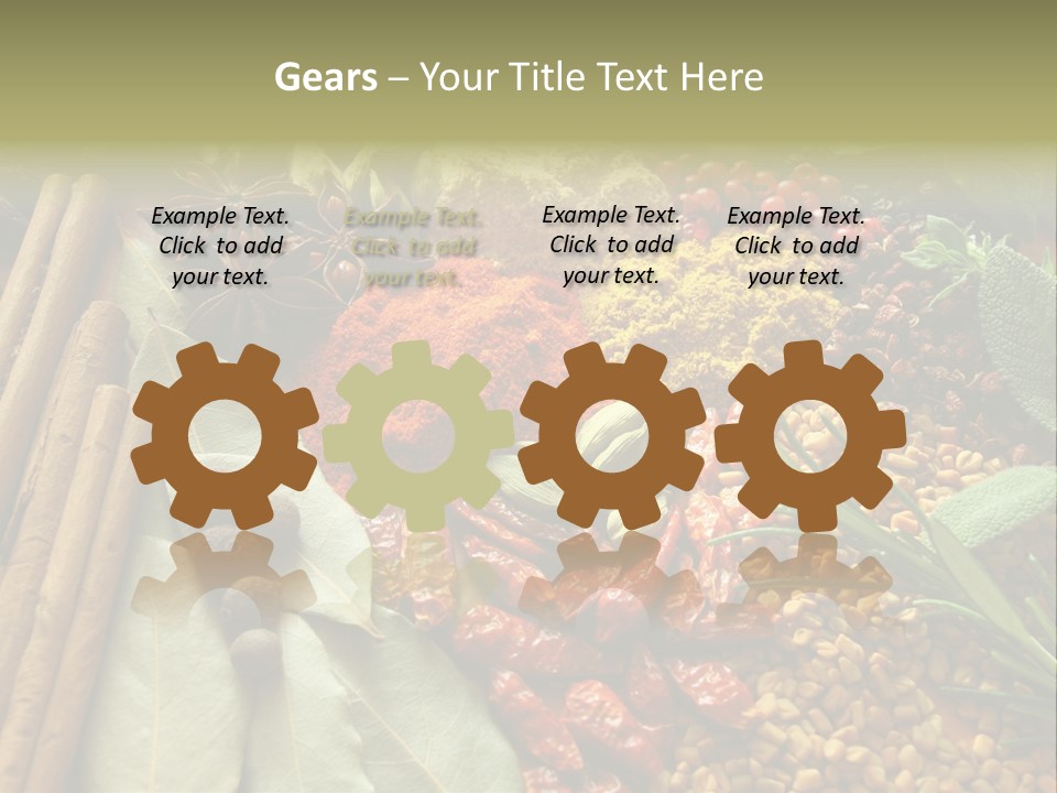 Colour Kitchen Diversity PowerPoint Template