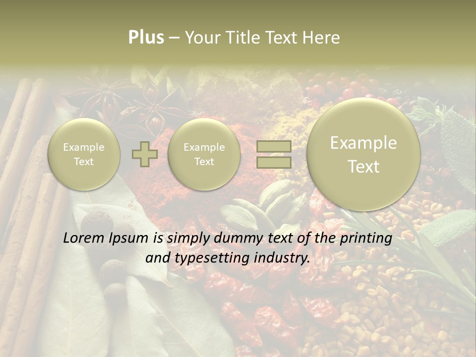 Colour Kitchen Diversity PowerPoint Template