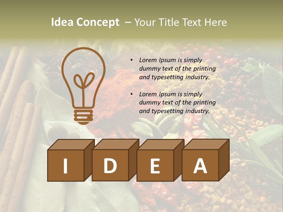 Colour Kitchen Diversity PowerPoint Template