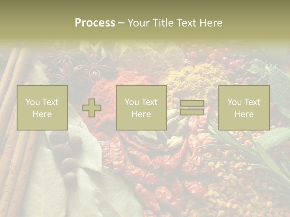Colour Kitchen Diversity PowerPoint Template