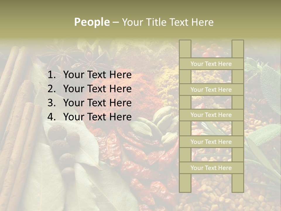 Colour Kitchen Diversity PowerPoint Template