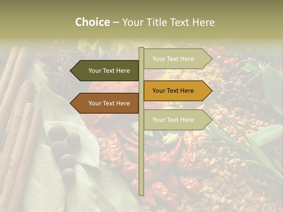 Colour Kitchen Diversity PowerPoint Template