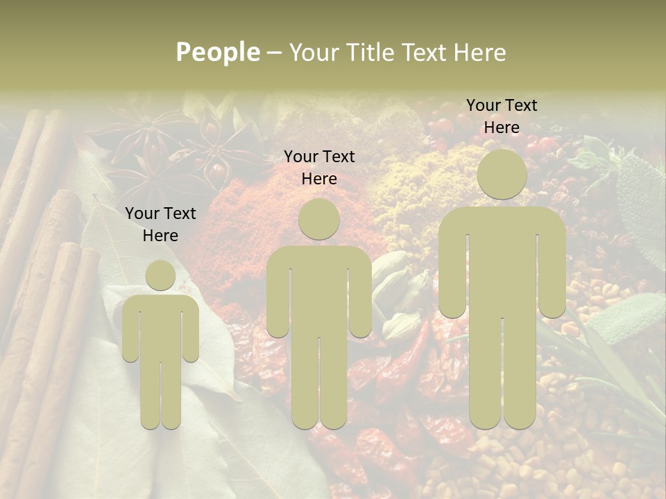 Colour Kitchen Diversity PowerPoint Template