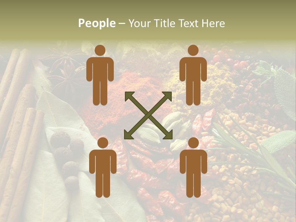 Colour Kitchen Diversity PowerPoint Template