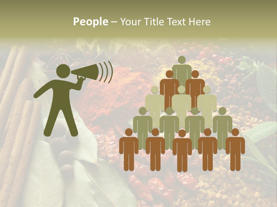 Colour Kitchen Diversity PowerPoint Template