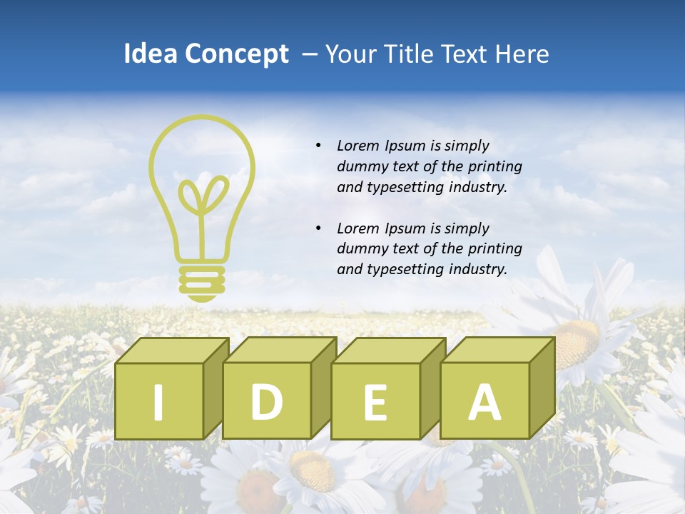 Nature Pretty E Commerce PowerPoint Template