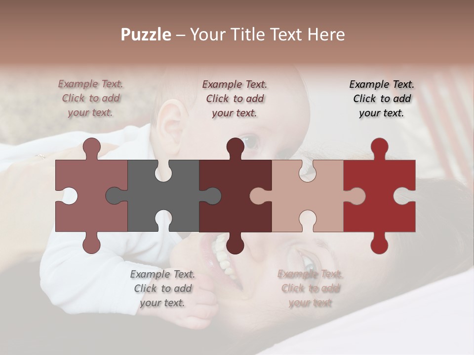 Happiness Offspring Two PowerPoint Template