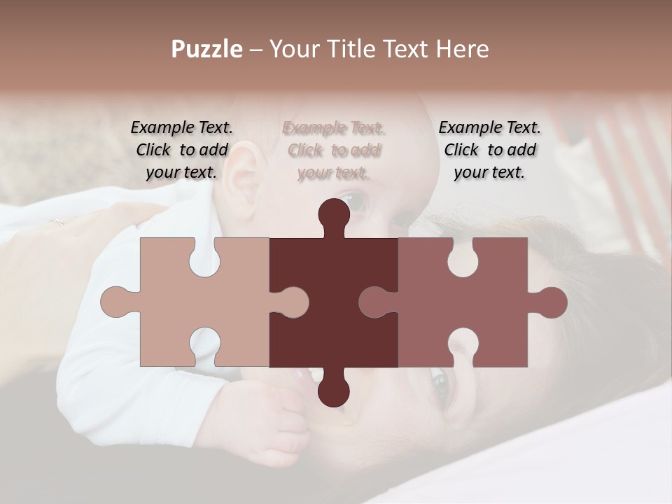 Happiness Offspring Two PowerPoint Template