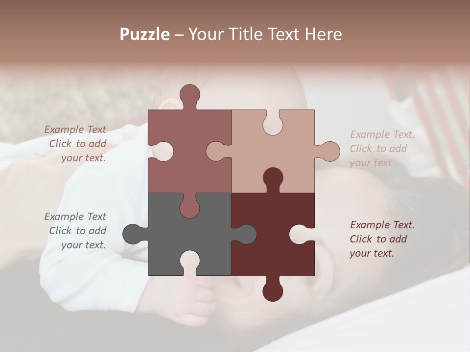 Happiness Offspring Two PowerPoint Template