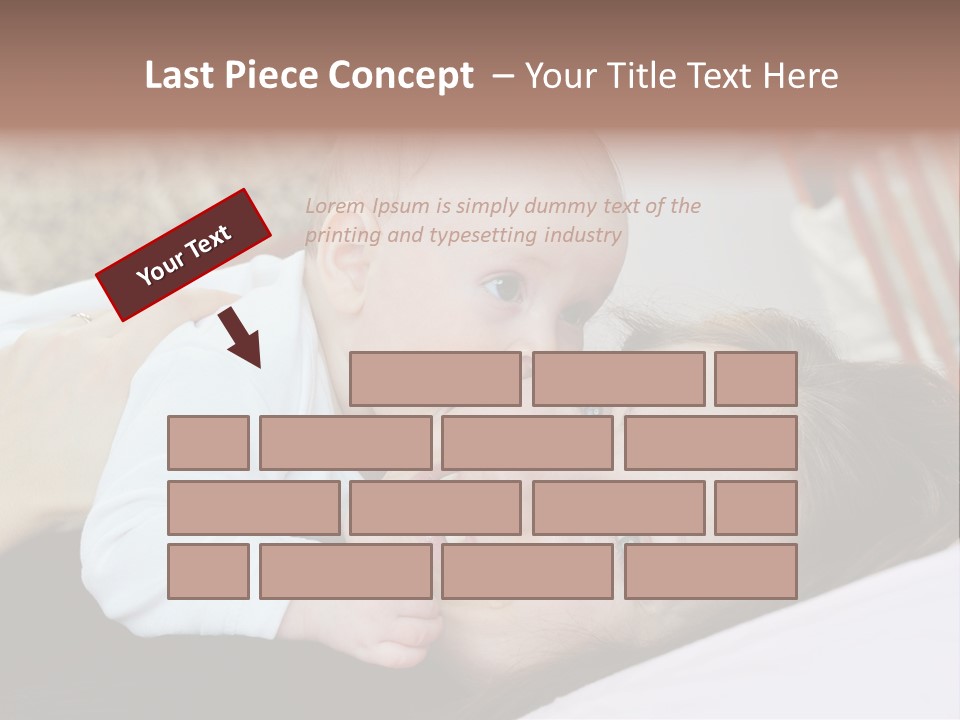 Happiness Offspring Two PowerPoint Template