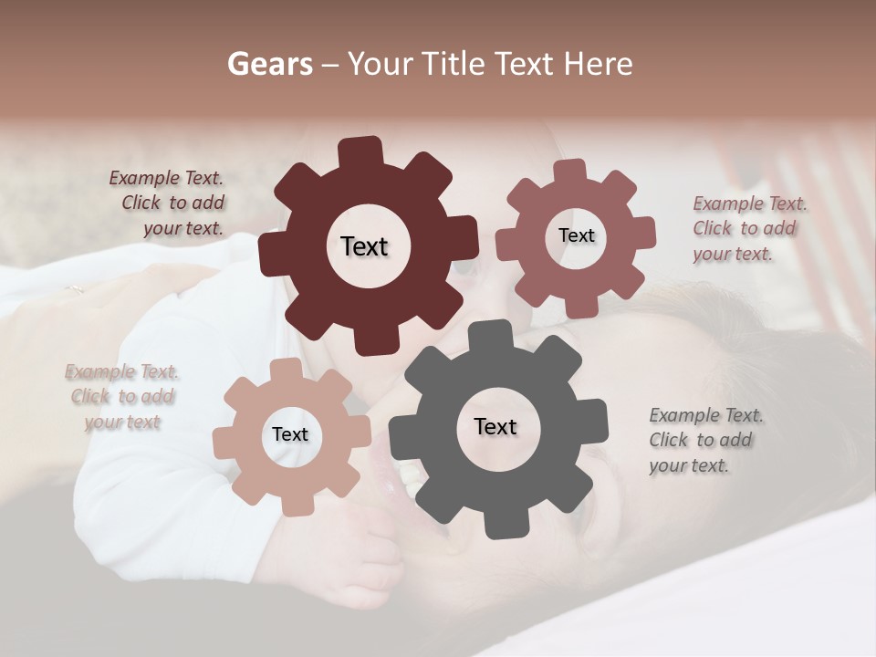 Happiness Offspring Two PowerPoint Template