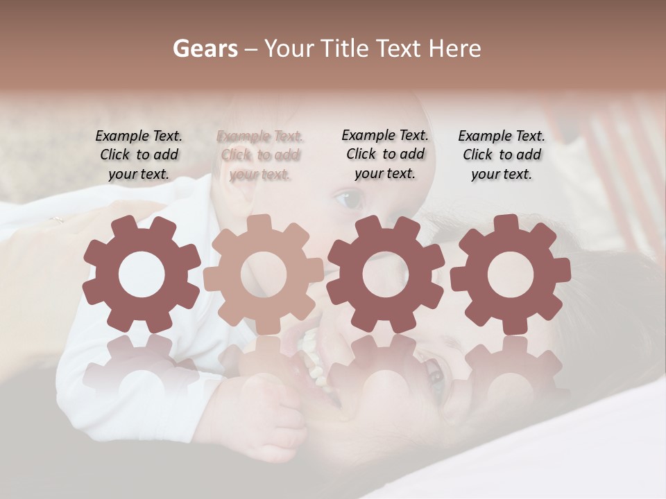 Happiness Offspring Two PowerPoint Template