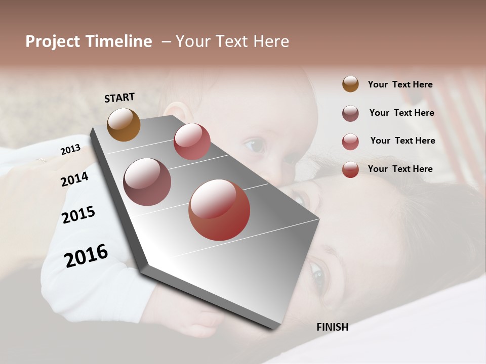 Happiness Offspring Two PowerPoint Template