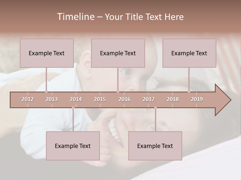 Happiness Offspring Two PowerPoint Template