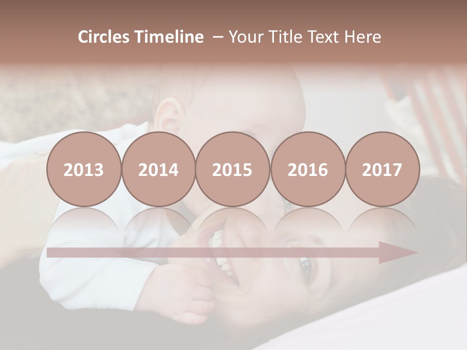 Happiness Offspring Two PowerPoint Template