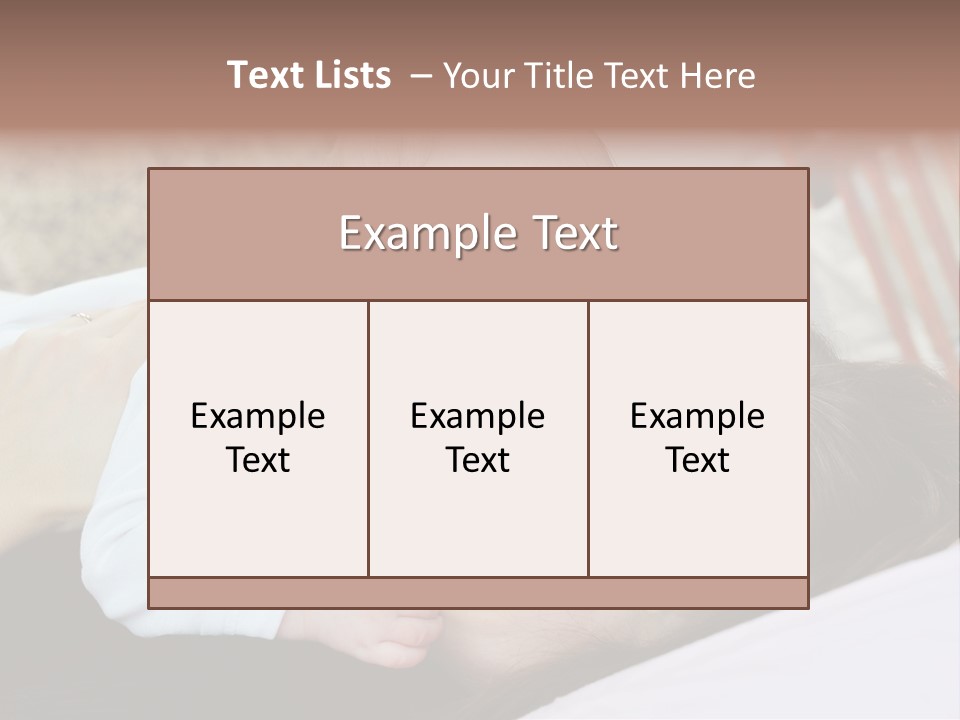 Happiness Offspring Two PowerPoint Template