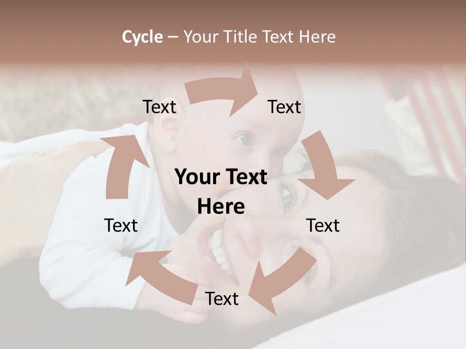 Happiness Offspring Two PowerPoint Template