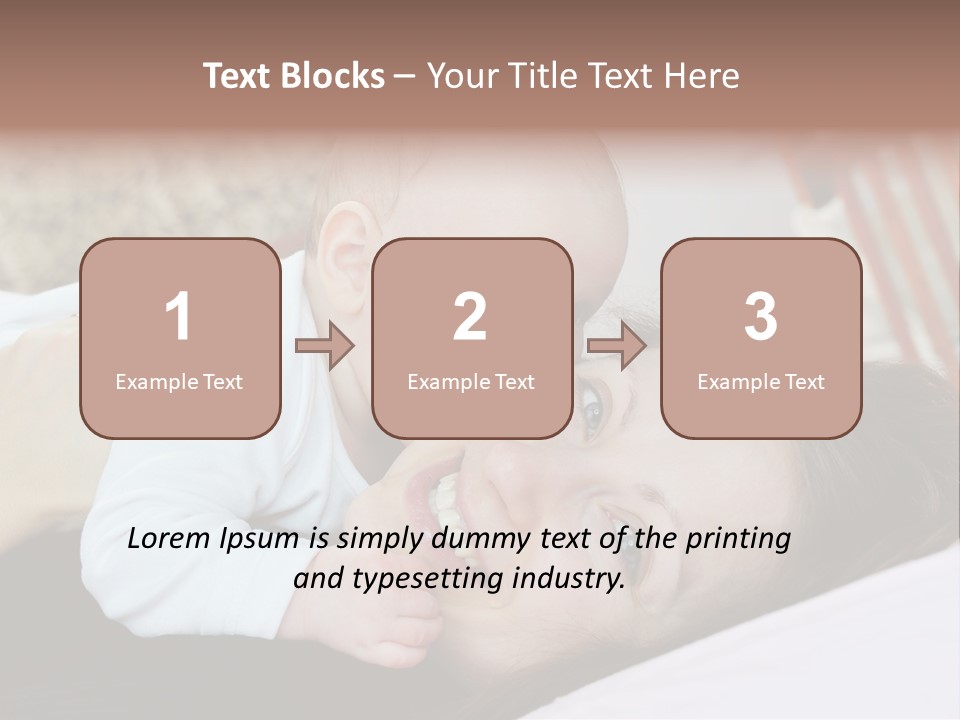 Happiness Offspring Two PowerPoint Template