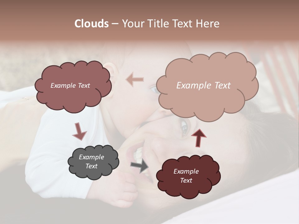 Happiness Offspring Two PowerPoint Template