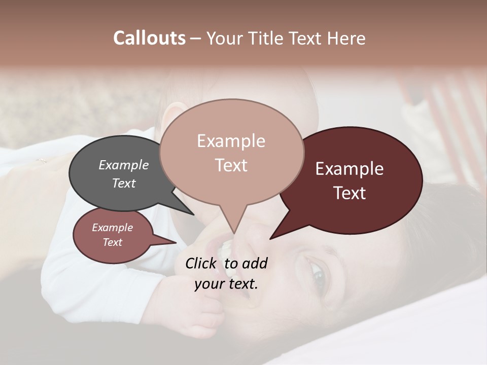 Happiness Offspring Two PowerPoint Template