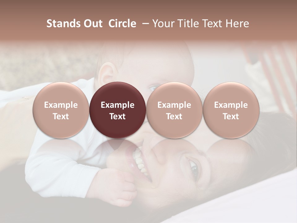 Happiness Offspring Two PowerPoint Template