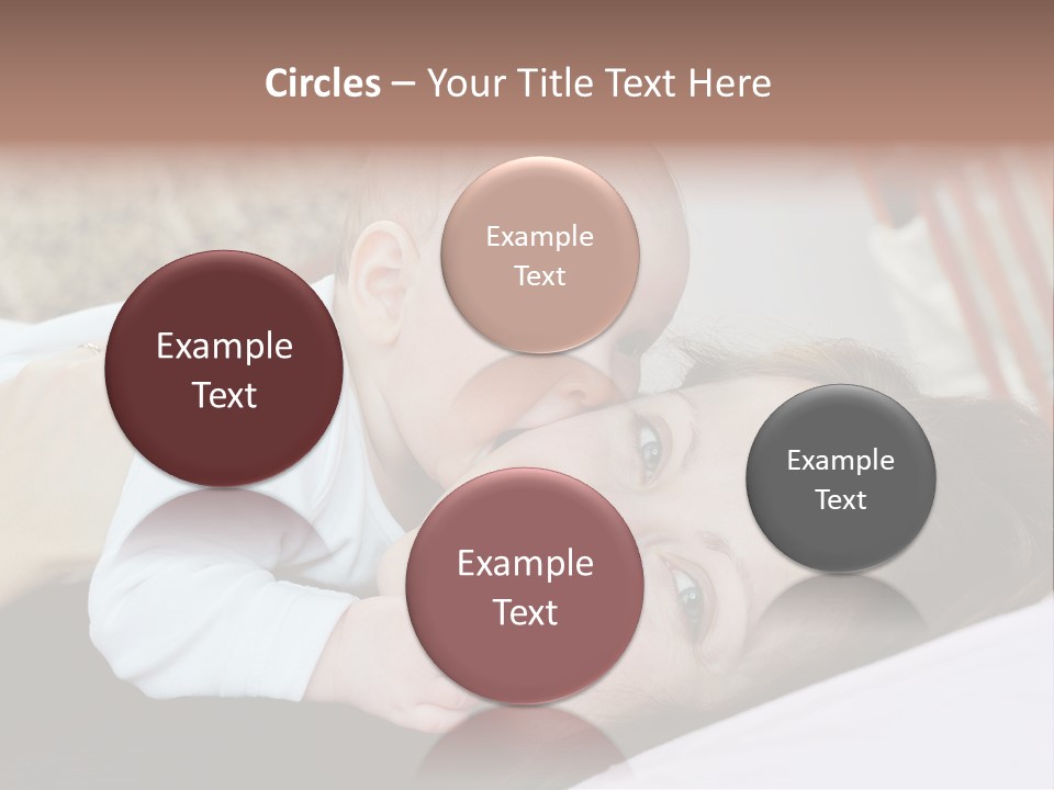 Happiness Offspring Two PowerPoint Template