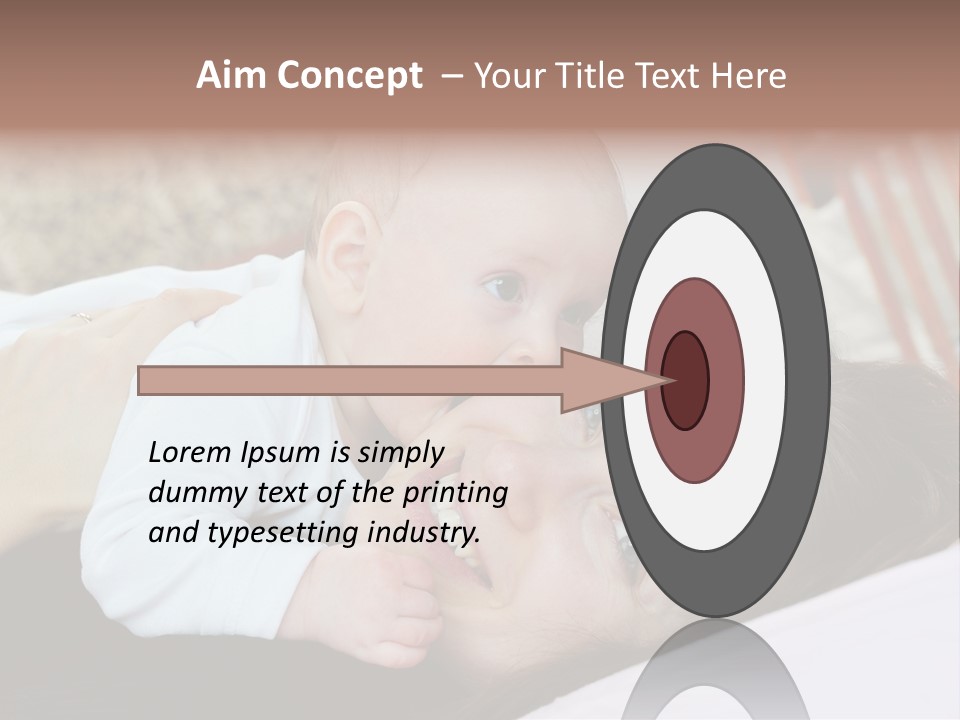 Happiness Offspring Two PowerPoint Template