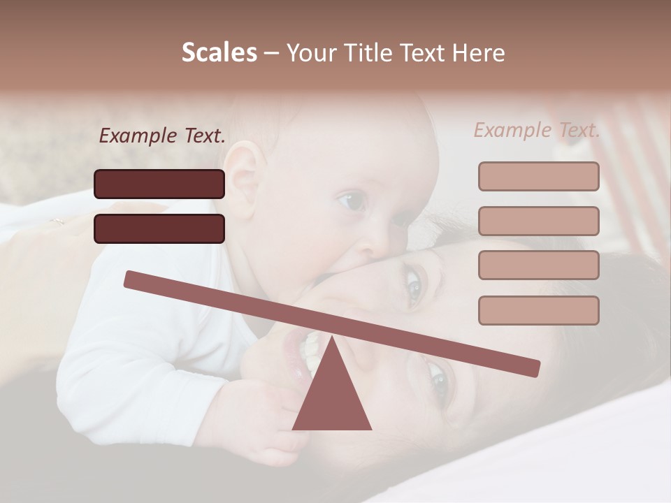 Happiness Offspring Two PowerPoint Template