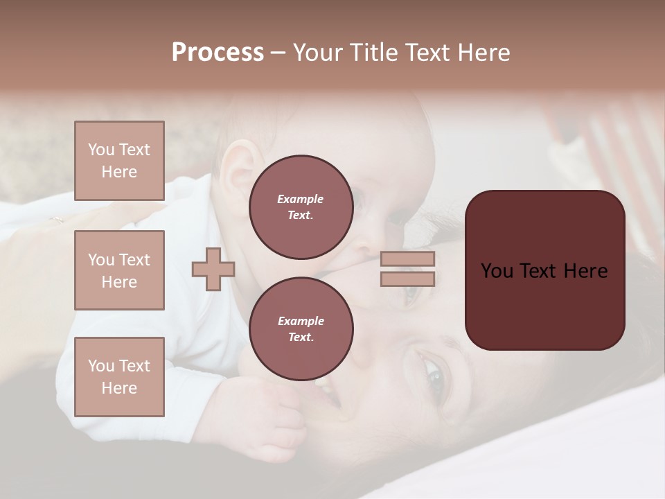 Happiness Offspring Two PowerPoint Template