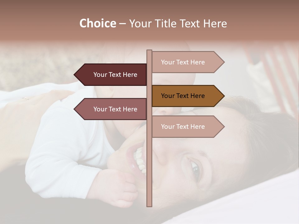 Happiness Offspring Two PowerPoint Template