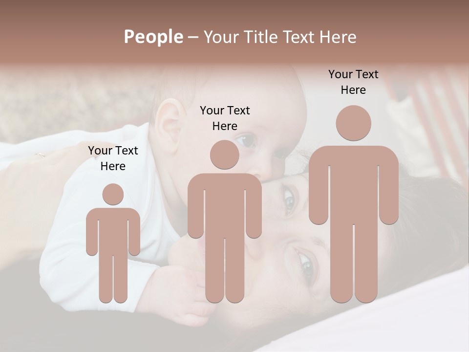 Happiness Offspring Two PowerPoint Template