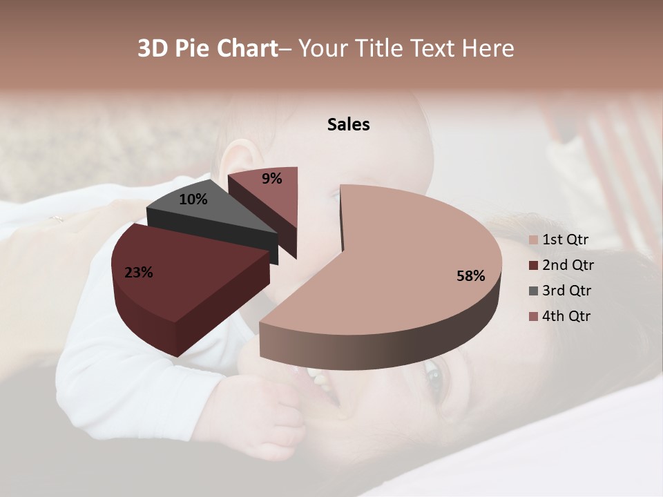 Happiness Offspring Two PowerPoint Template