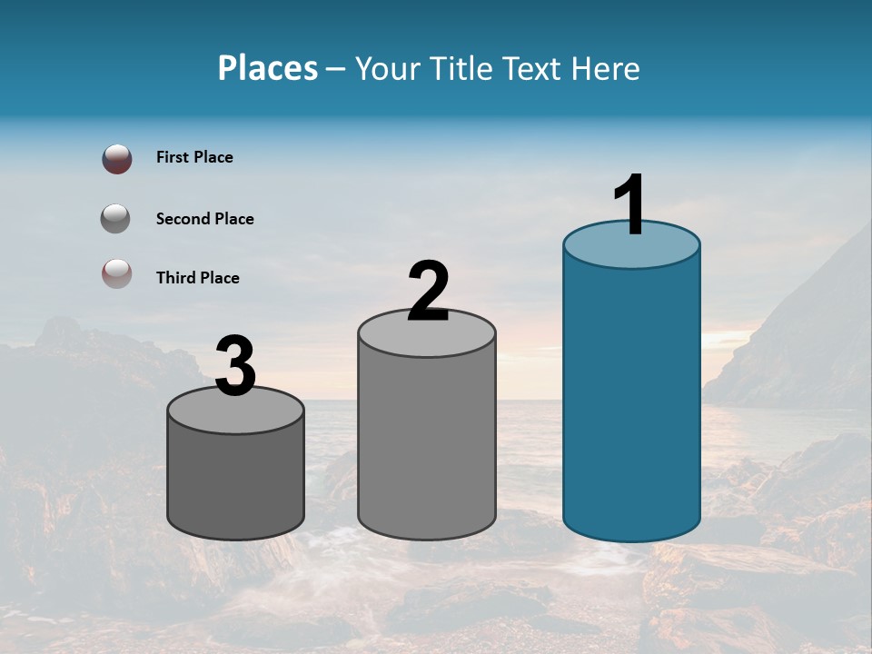 Rocks Water Landschaften PowerPoint Template