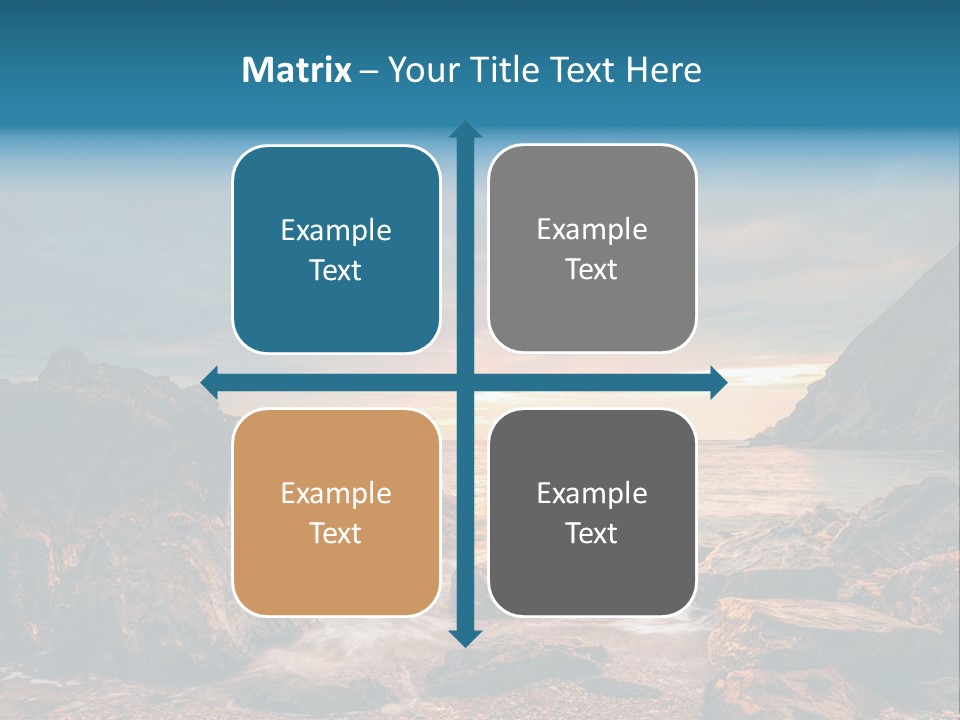 Rocks Water Landschaften PowerPoint Template