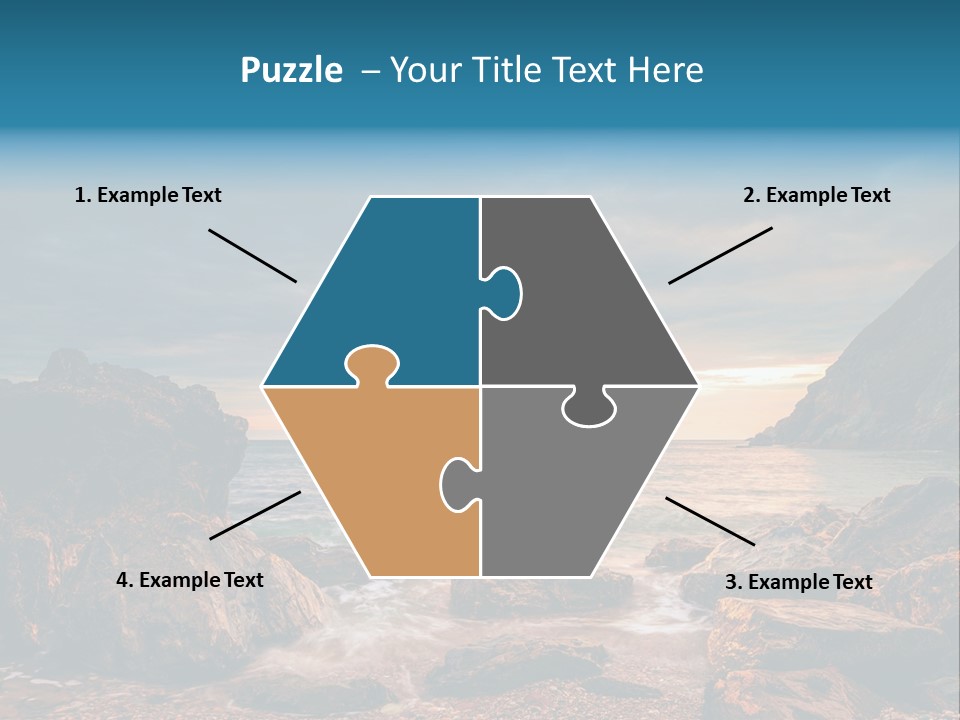 Rocks Water Landschaften PowerPoint Template