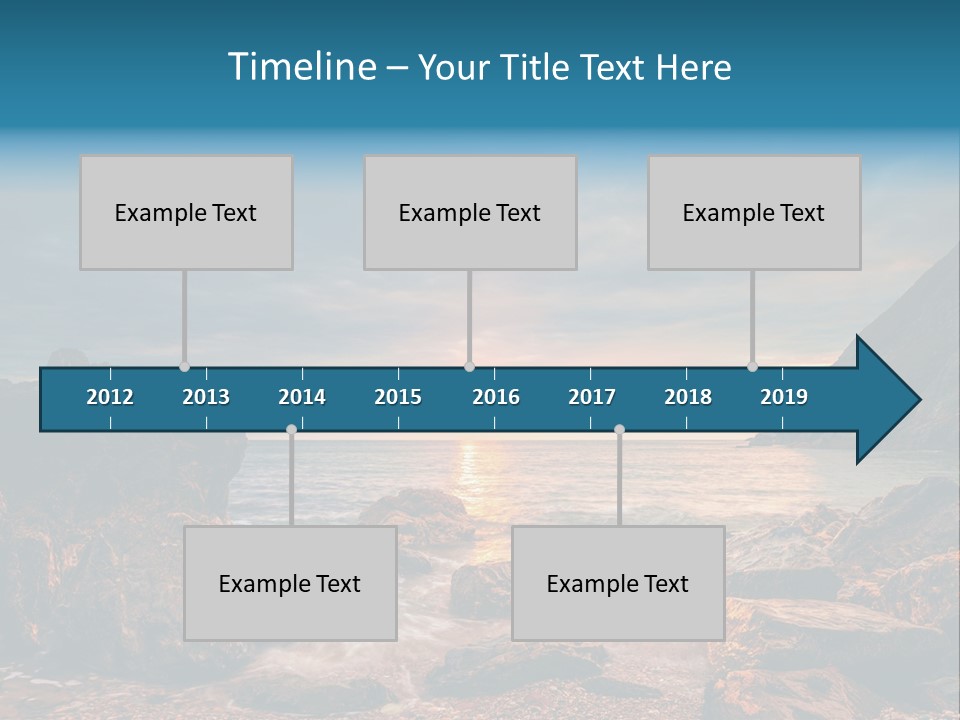 Rocks Water Landschaften PowerPoint Template